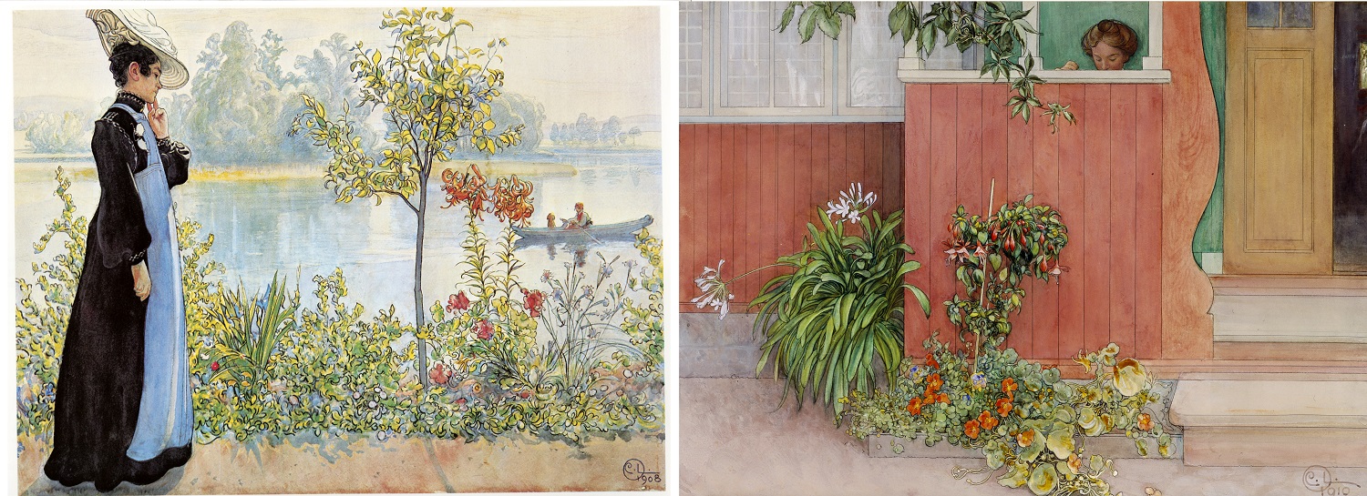 Malerier av Carl Larsson.