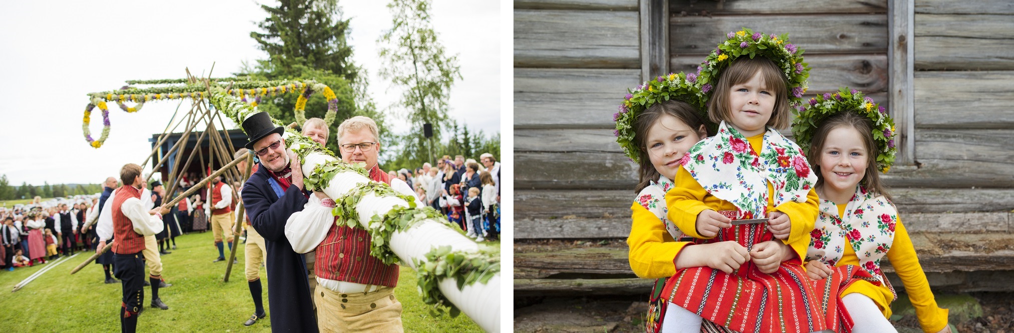 Fotocollage Mittsommar