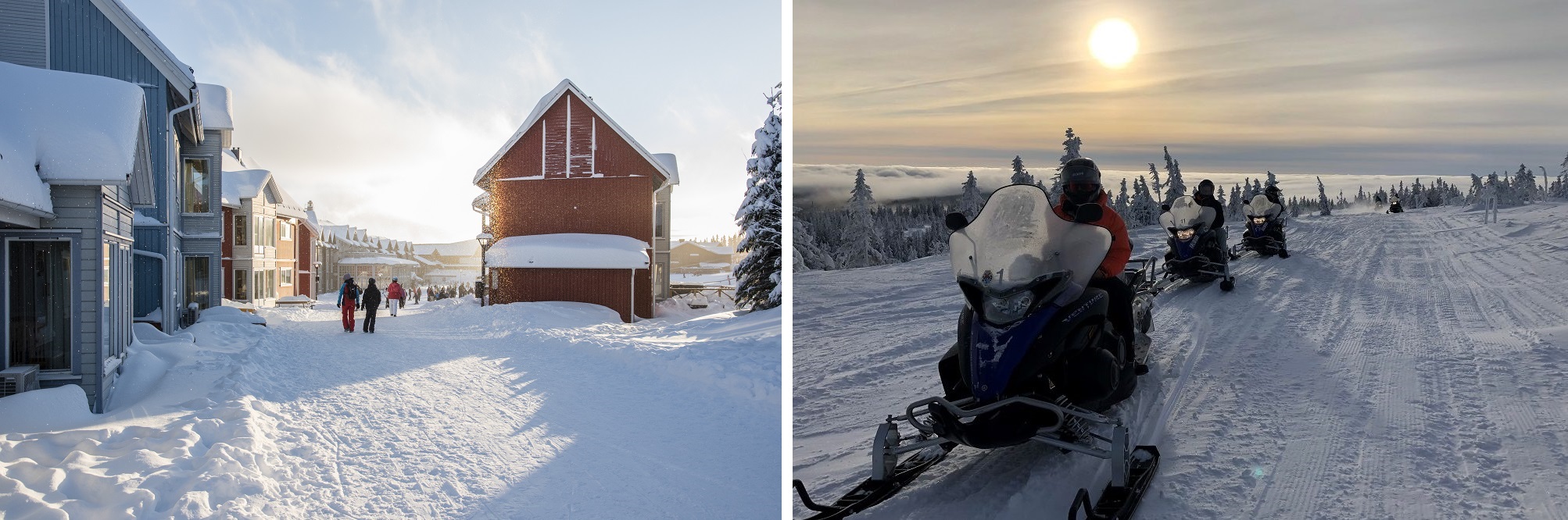 Billedcollage over Sälen.